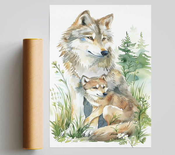 Golden Wolf Family