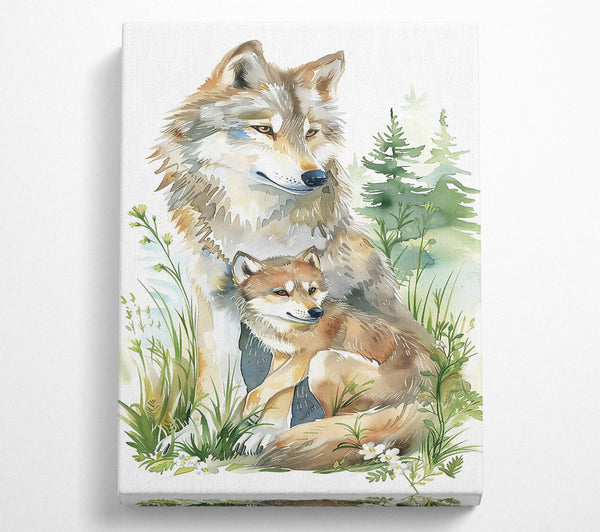 Golden Wolf Family