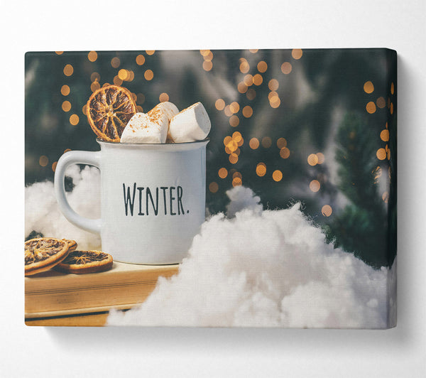 White Winter Mug