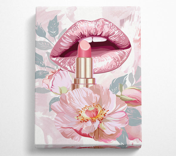 Pink Floral Kiss