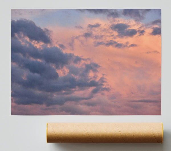 Pink Sunset Cloudscape