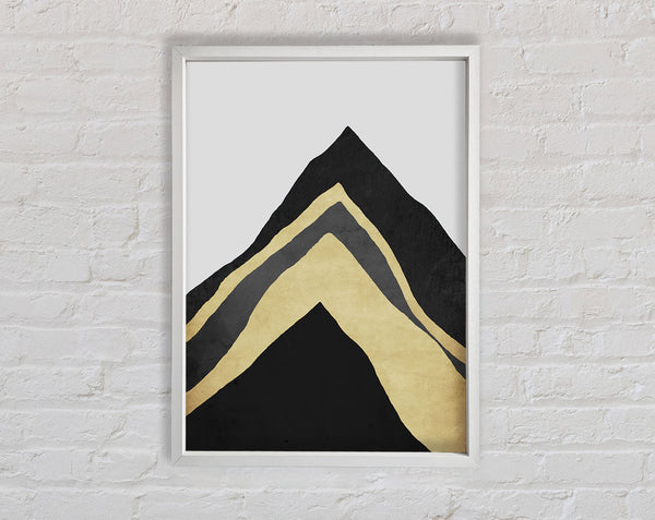 White And Gold Triangles