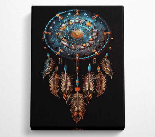 Azure Dreamcatcher Feathers