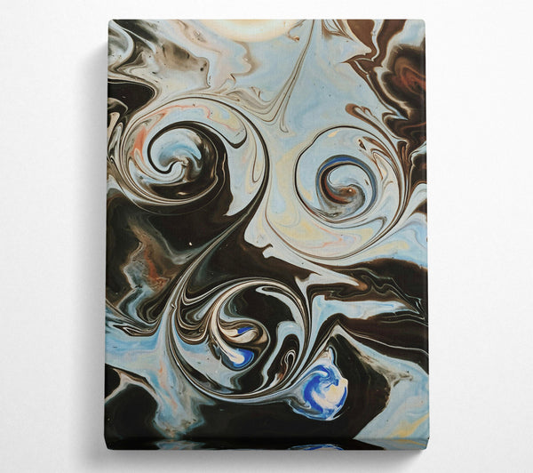 Blue Swirls Of Black