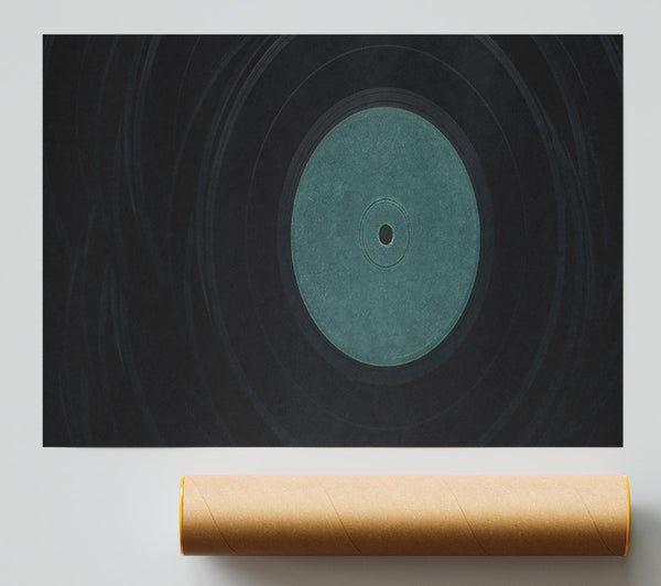 Teal Vinyl Symphony