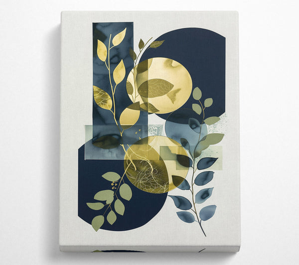 Golden Leaves And Navy Blues