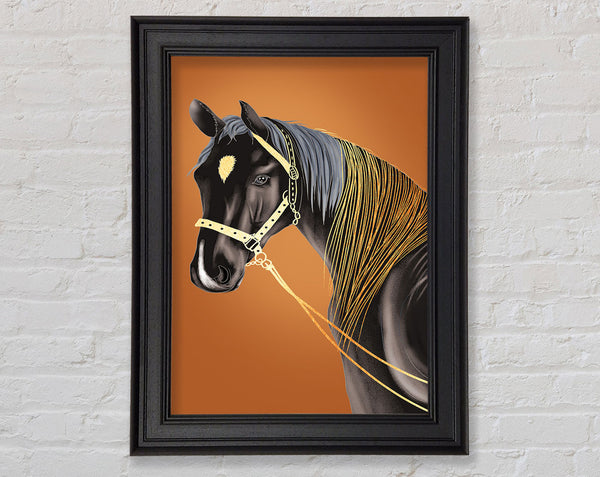 Black Horse Golden Hair