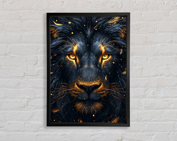 Black Lion And Gold