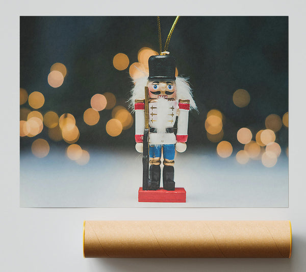 Golden Lights Nutcracker