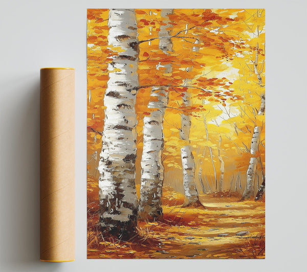 Golden Birch Grove