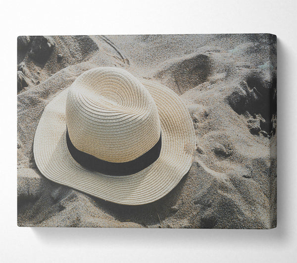 Tan Hat On Sand