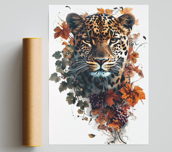 Autumnal Leopard Gaze