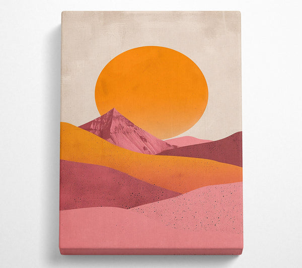 Pink Desert Sunset