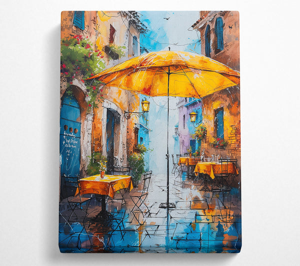 Yellow Umbrella Cafe Alleyway