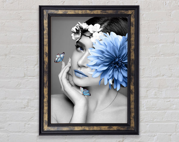 Blue Flower Woman