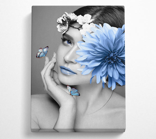 Blue Flower Woman