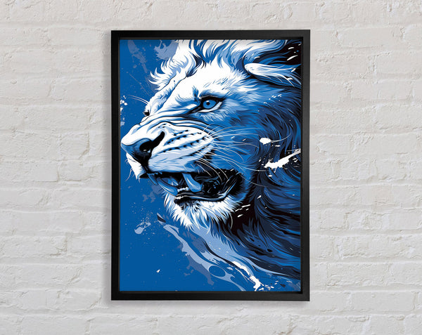 Blue Lion Graffiti