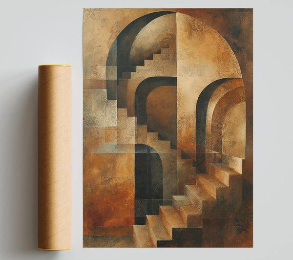 Terracotta Stairway Ascent