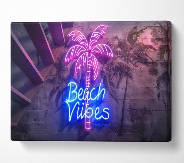 Pink Neon Palm Vibes