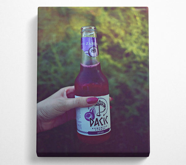 Purple Cider Bottle