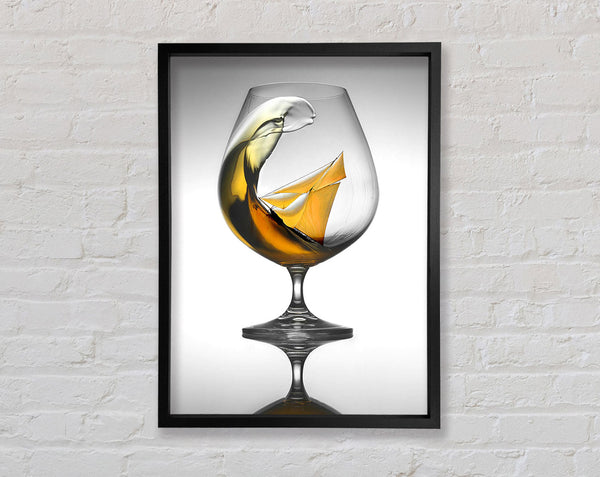 Boat In A Wine Glass