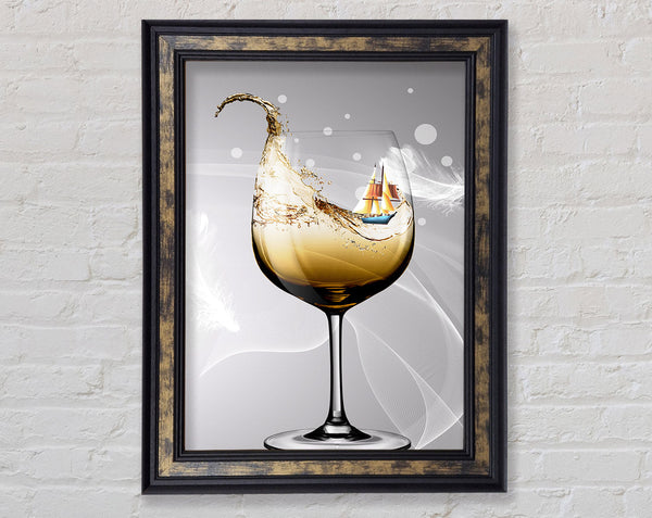 Boat In A Wineglass