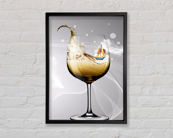 Boat In A Wineglass