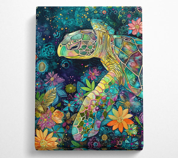 Teal Turtle Blooms