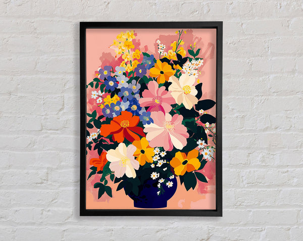 Bold Flowers In A Vase