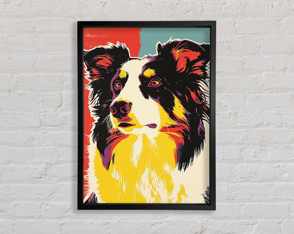 Border Collie Pop Art