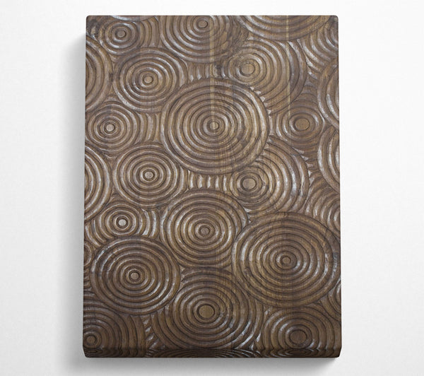 Brown Abstract Circles