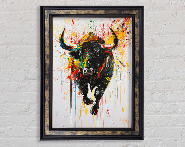 Bull Colour Splash