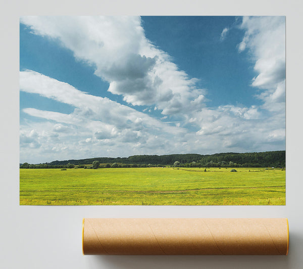 Green Meadow Cloudscape