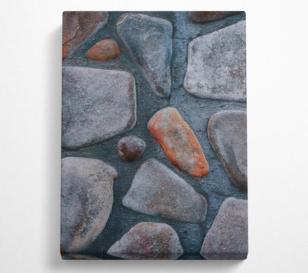 Blue Stone Wall