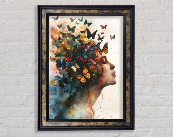 Butterfly Woman Explosion