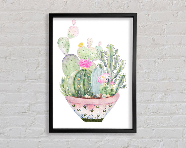 Cactus In Pink Pot