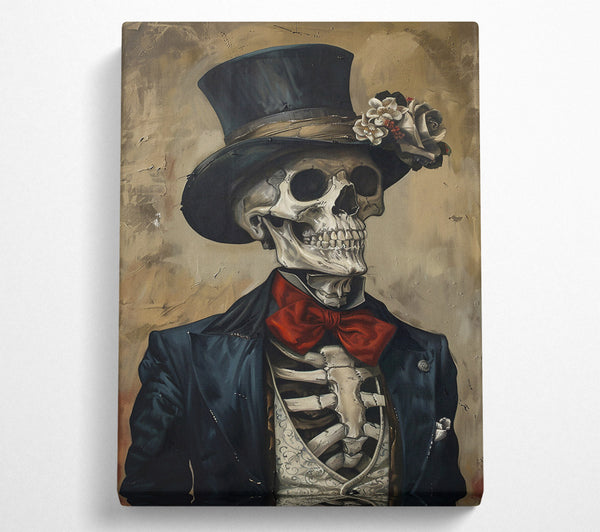 The Blue Bowtie Skeleton