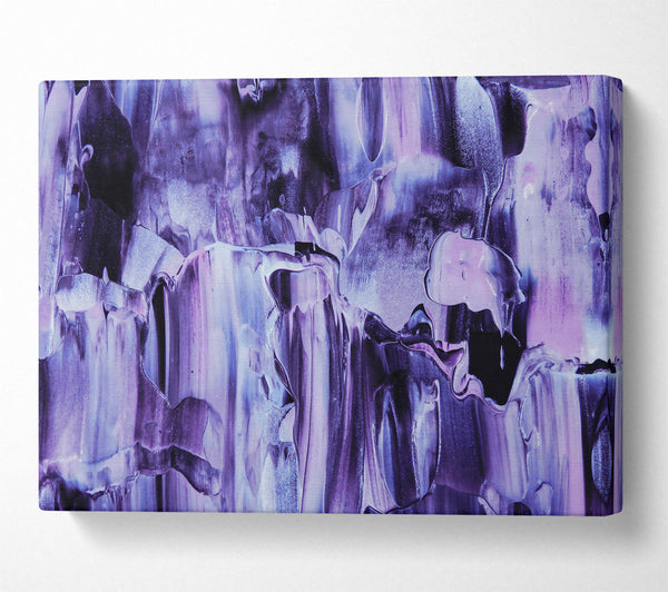 Lavender Abstract Drips