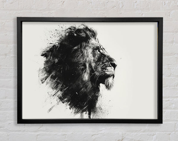 Charcoal Lion