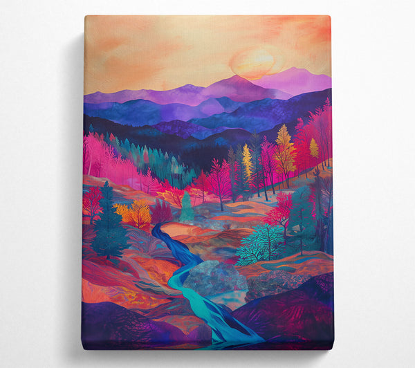 Purple Sunset Stream