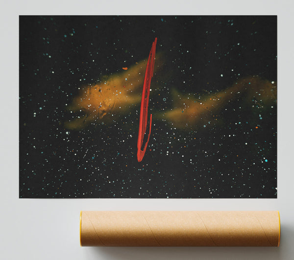 Red Streak In A Galaxy