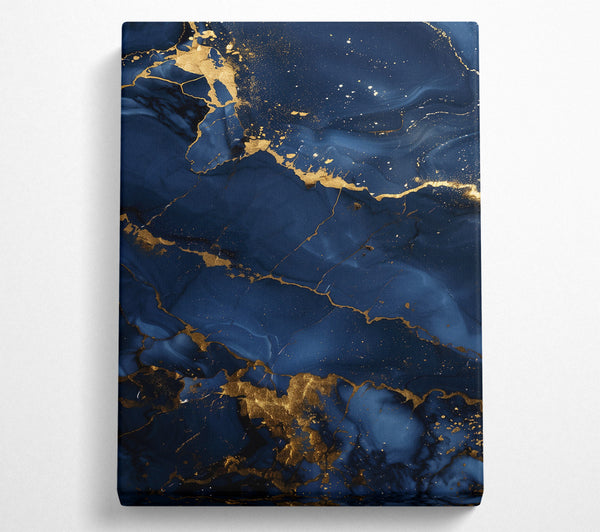 Navy Blue Abstract Dreams