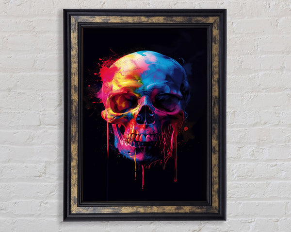 Colour Explosion Skull