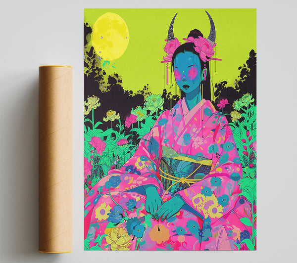 Pink Moon Geisha