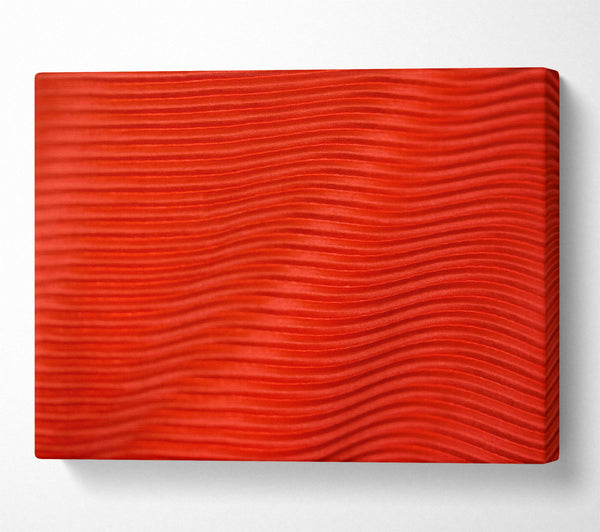 Crimson Pleated Waves