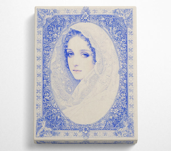 Cerulean Veil Portrait