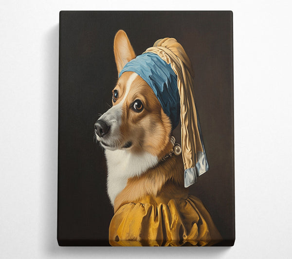 Corgi With The Pearl Earing