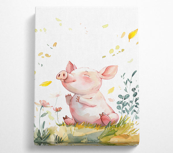 Pink Pig In The Breeze