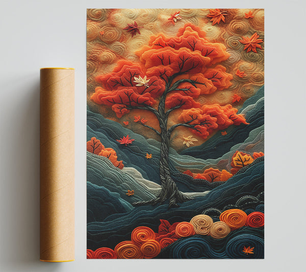 Orange Autumn Dreamscape