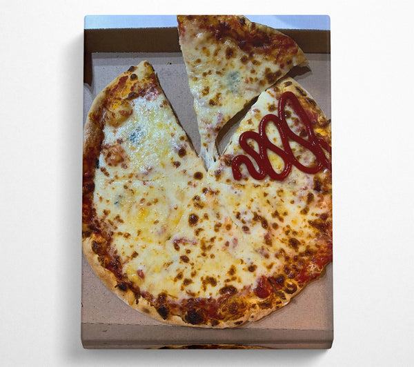 Golden Cheese Pizza Slice